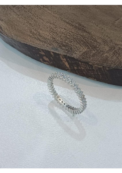 Tek Sıra Tamtur Gümüş Yüzük Tam Tur Alyans Gümüş Kadın Yüzüğü YZK-425 fiyatları