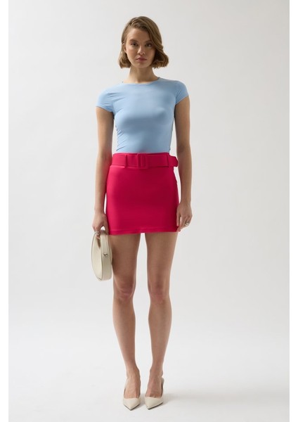 Munn Collection Kemerli Mini Etek fiyatları