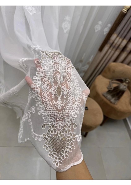 NİVEMESHOME MASAL 1/3 SIK PİLELİ TÜL PERDE APM