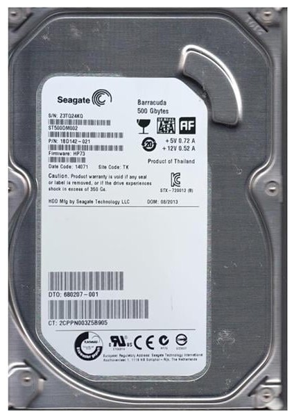 Seagate ST500DM002 St 500 GB Sata Harddisk Refresh