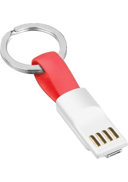 Powermaster 2in1 Anahtarlık Type C / Lightning Mini Anahtarlık USB Şarj Kablosu PM-26061