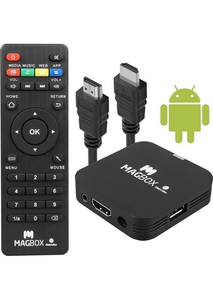 Magbox Electrobox 2 GB Ram H313 Işlemci 16 GB HDD 4K Ultra Hd Android Box (Android 10)
