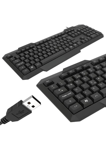 Frisby FK-4812FU F-Türkçe Standart USB Kablolu Klavye