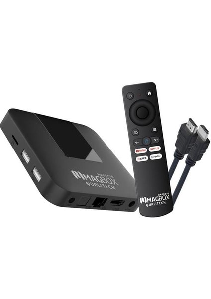 Magbox Magroid Qualitech 32GB HDD - 2gb Ram 2.4g H313 Cpu Android Tv Box