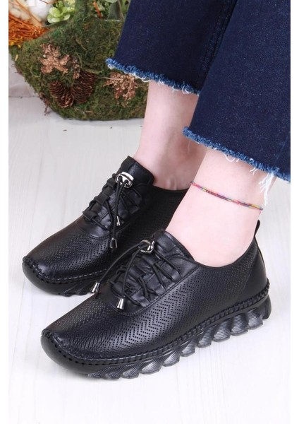 Pisagor PS-33010 Ortopedik Kadın Günlük Hakiki Deri Ayakkabı