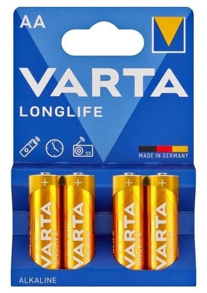 Varta Longlife Power Alkalin Aa Kalem Pil 4'lü Paket