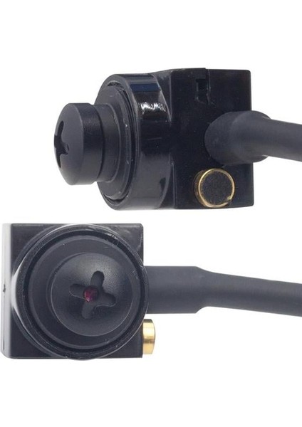 Powermaster 3.6mm 800 Tvl 1/4 Sensör Mikrofonlu Vida Tip Mini Kamera PM-19311