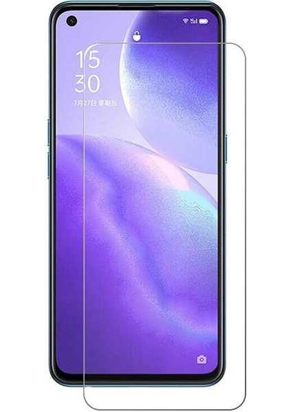Oppo Reno 5 Lite Maxi Glass Temperli Cam Ekran Koruyucu