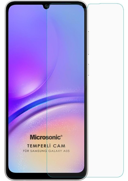 Samsung Galaxy A06 Tempered Glass Cam Ekran Koruyucu [galaxy A06 ile Uyumlu Ekran Koruyucu - Şeffaf]