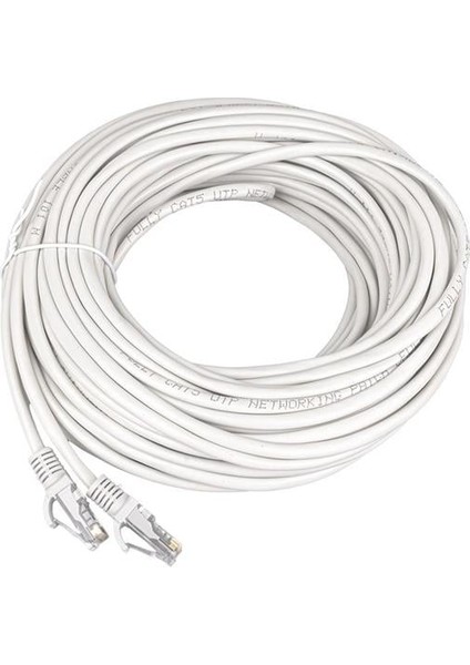 Fully G-505FA 25 Metre Poşetli Gri Cat5 Kablo