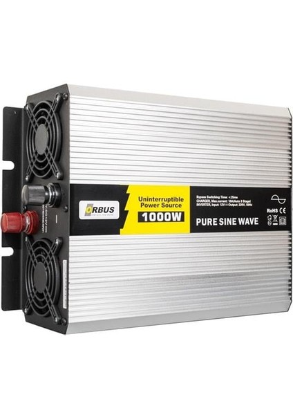 Orbus TSI1000W 12 Volt 1000 Watt Tam Şarjlı Inverter