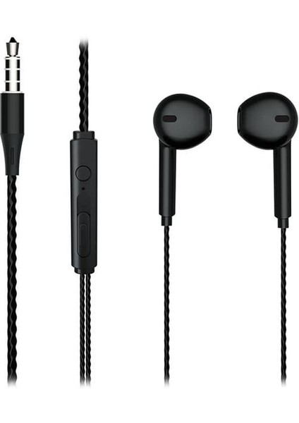Lenovo Lecoo EH104B 3.5 mm Jacklı Kablolu Kulak Içi Mikrofonlu Kulaklık Siyah