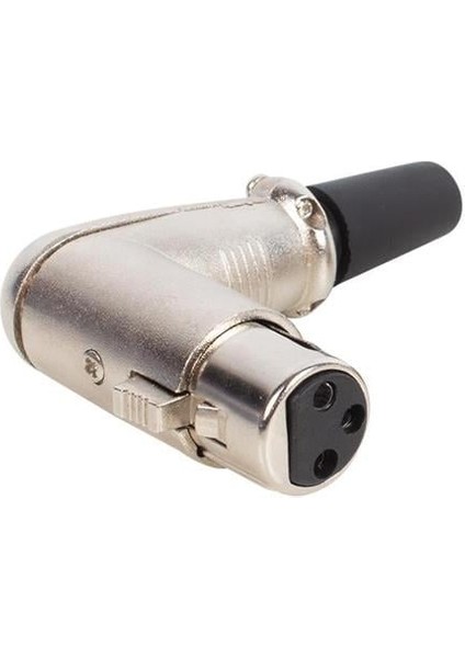 Canon Fiş Dişi 90 Derece L Tip Xlr Jack Fiş