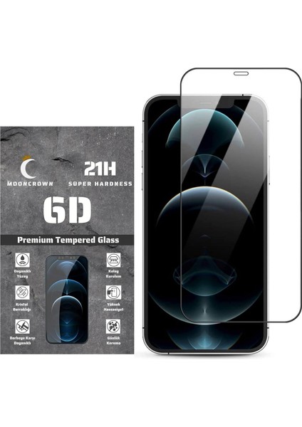 Apple iPhone 12-12 Pro Uyumlu Tam Kaplayan Ekran Koruyucu