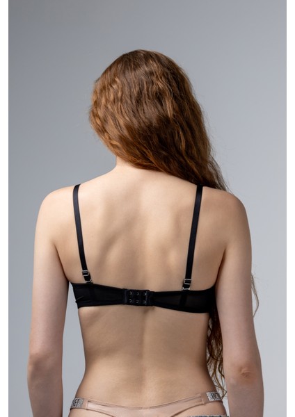 - Noir Touch Strapless Siyah Sütyen
