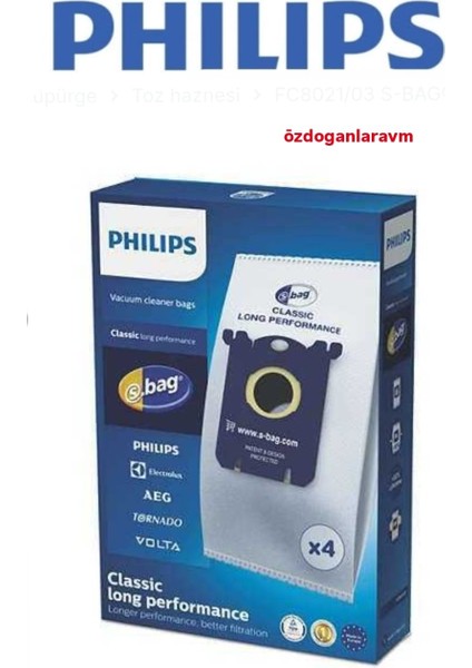 Phılıps Süpürgesi Fc 8785 Fc 8781 Toz Torbası