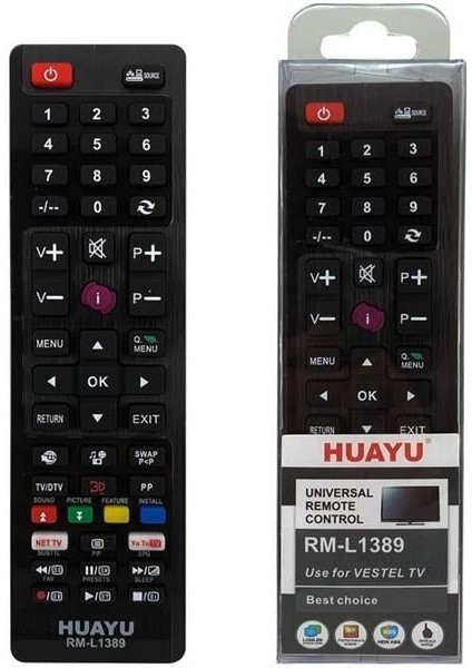 Huayu RML1389 Tuşlu Vestel LCD LED Tv Kumandası