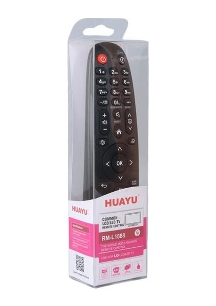 Huayu Rm-L1888 Lg Netflix - Prime Video - Rakuten Tv - Sling - Lg Channels - Disney+ Tuşlu Universal Lcd Led Tv Kumanda fiyatları