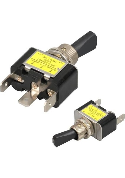 IC-151B 12 Volt Dc 30 Amper Toggle Switch On-Off Işıklı