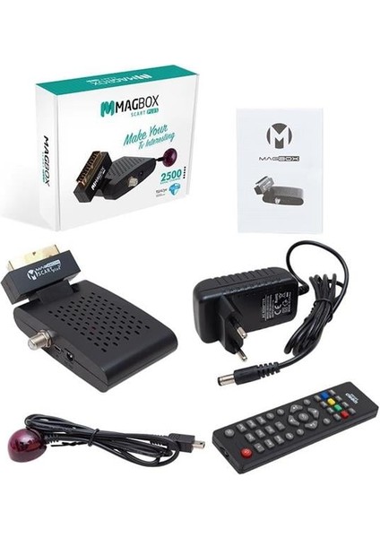 Magbox Scart Plus Tkgs'li Scart Girişli Mini Sd Uydu Alıcısı modelleri
