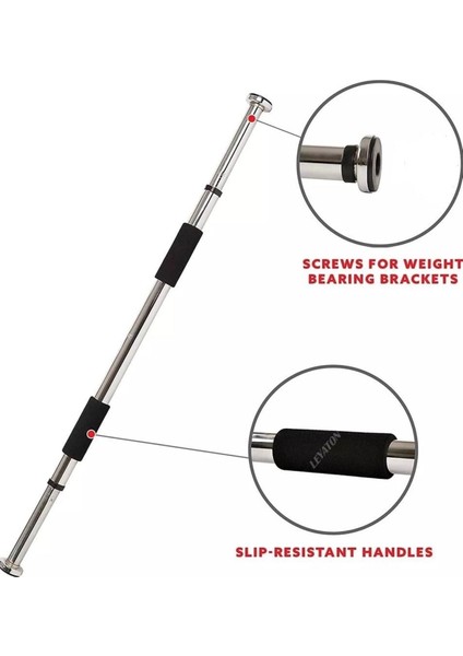 80-120 cm Ayarlanabilir Koridor Barfiks Demiri fırsatları
