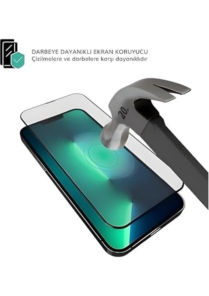 Apple iPhone X-Xs-11 Pro Uyumlu Uçtan Uca Tam Koruma Kırılmaz Cam 9d Mat Nano Seramik Ekran Koruyucu