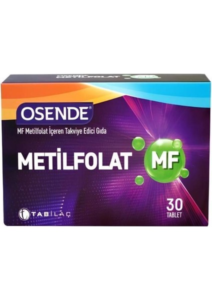 Metilfolat 30 Tablet 8680133001031