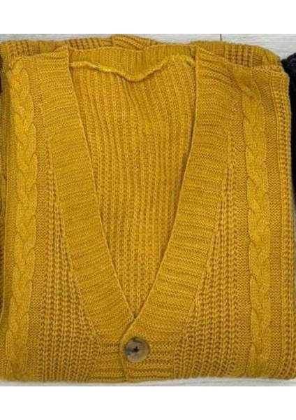 Büyük Beden Standart Triko Hırka