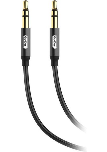 Go Des GAC-227 Aux Audio 3.5mm Ses Kablosu Siyah