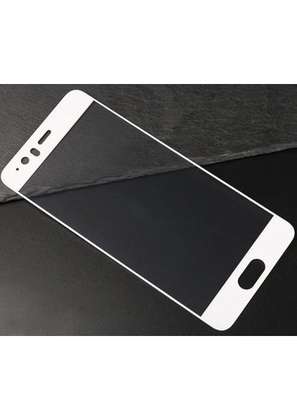 Huawei P10 Plus Uyumlu Full Kaplayan Temperli 5d Ekran Koruyucu Cam (Gold)