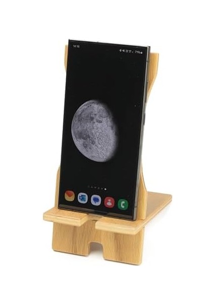 Telefon Tutucu, Çalışma Masası, Delikli, Çıkarılabilir Ahşap Cep Telefonu Tutucu, Masa, Cep Telefonu Standı, Tablet Tutucu, Akıllı Telefon Standı, Iphone, Ipad, Android ve Tüm Modeller Için Ahşap