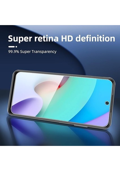 Es Xiaomi Redmi 10 2022 Ekran Koruyucu, Xiaomi Redmi 10 2022 Modellerine Uyumlu Temperli Ekran Koruyucu Cam Hd Kalite Görüntü Darbe Ddayanıklı Ekran Koruyucu Cam