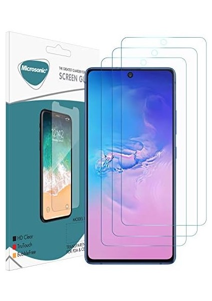 Samsung Galaxy S10 Lite Ekran Koruyucu Nano Cam (3'lü Paket)