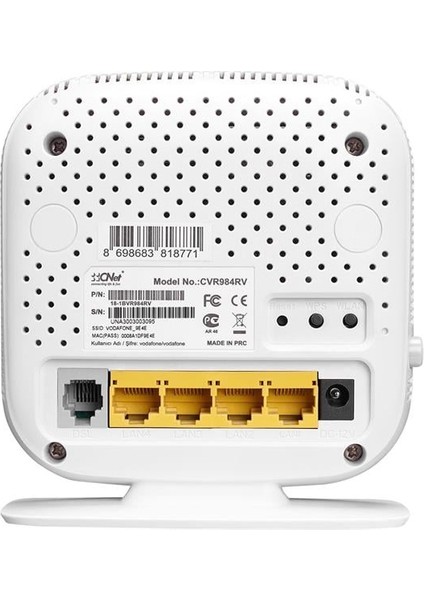 Cnet CVR984RV Adsl2 / Vdsl2 300MBPS 4 Port Modem Router