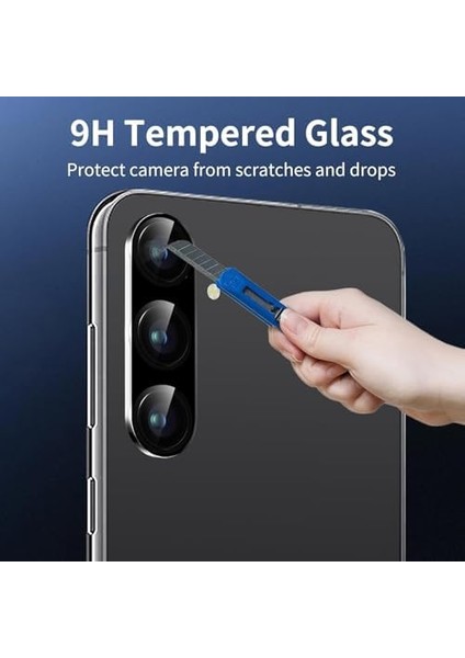 Trend Samsung S25 Plus Uyumlu Kamera Lens Koruyucu Temperli Cam Kamera Koruyucu 9h Sertlik Hd Şeffaf Kamera Lens Kapağı Cam Film