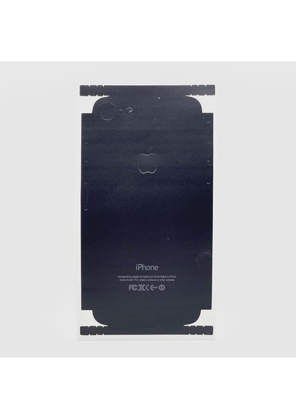 iPhone 7 Uyumlu Tam Koruma Çizilmez 3m Full Body Kaplama (Siyah)