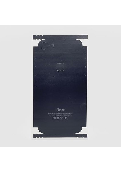 iPhone 7 Uyumlu Tam Koruma Çizilmez 3m Full Body Kaplama (Siyah)