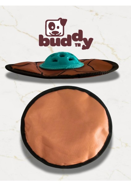 Fırlatılabilir Ödüllü Frizbi Köpek Oyuncağı – Lezzetle Eğlence Bir Arada! 🍖🎉