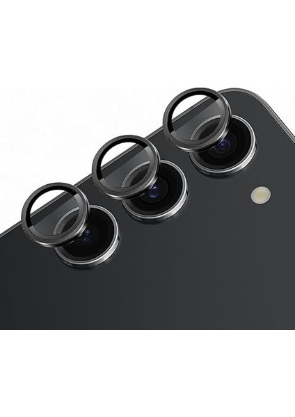 Adet] Newpole Galaxy S23/S23 Plus Için Kamera Lens Koruyucu, Alüminyum 9h Temperli Cam Lens Kamera Koruyucu Samsung Galaxy S23, S23 Plus Uyumlu Kamera Koruyucu (Siyah)