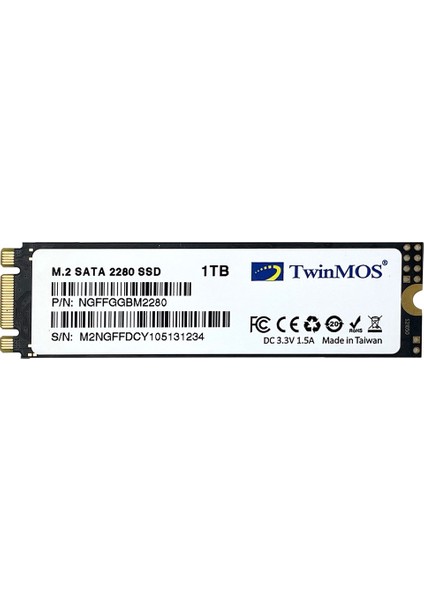 NGFFFGBM2280 Sata 3.0 512 GB M.2 SSD