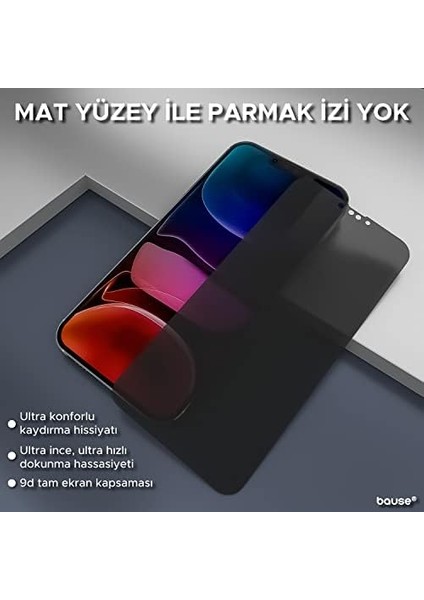 iPhone 7 Uyumlu Nano Anti-Shock Kenarlıksız Seramik Hayalet Ekran Koruyucu Cam - Mat Yüzey (Iphone 7)