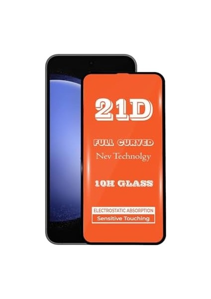 Iletişim Samsung Galaxy S23 Fe ile Uyumlu Tam Kaplayan 21D Temperli Ekran Koruyucu Cam