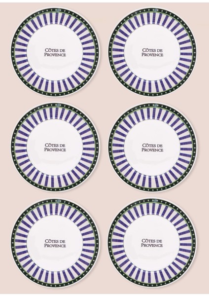 Provence Yemek Tabağı 6lı Set 20 cm indirimleri