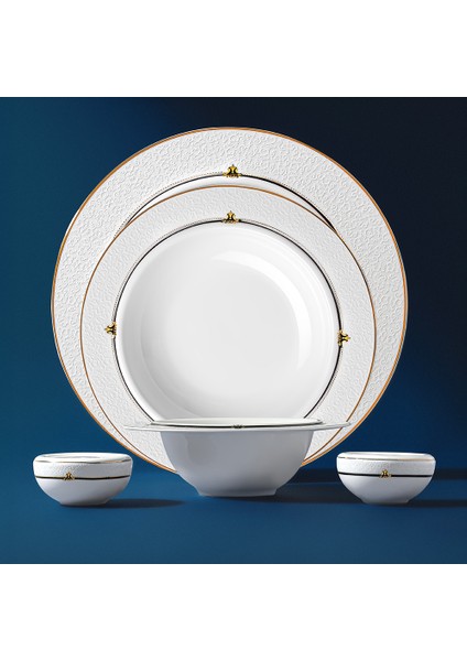 Margaret Black Dream 57 Parça Porselen Yemek Takımı indirimleri