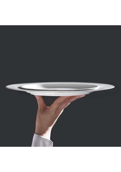 Margaret Black Dream 57 Parça Porselen Yemek Takımı