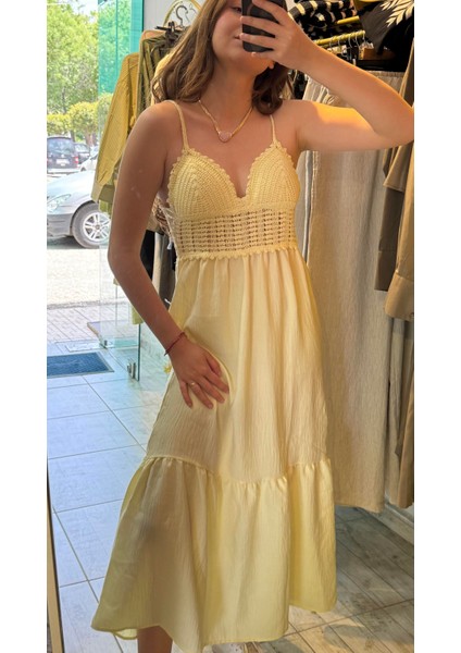 İp askılı elbise modelleri