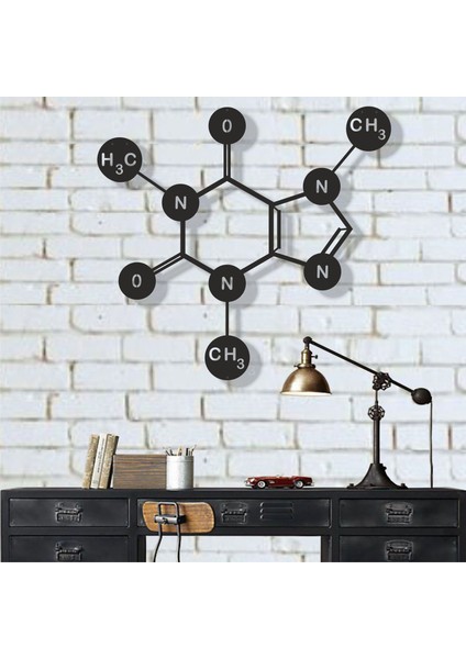 Molekül Gösterim Kafein Metal Tablo fiyatları