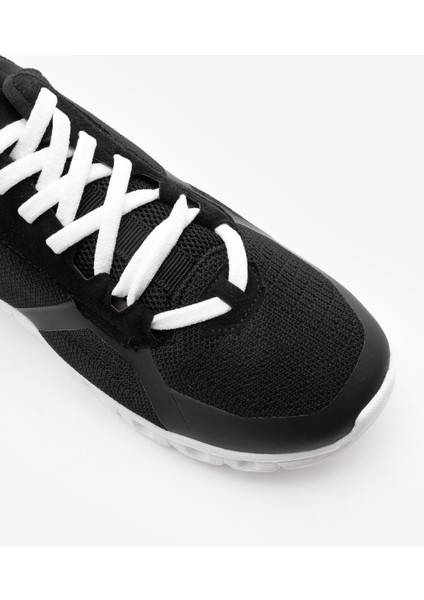 Kadın Sneaker Örgü Triko Koşu Ve Yürüyüş Spor Ayakkabı Fenlas Siyah