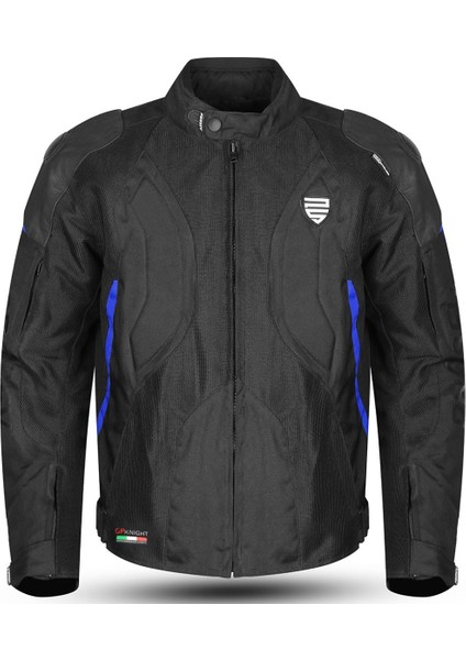 Motosiklet Montu Full Korumalı Titanyum 4 Mevsim Maxdura Hörgüçlü Model Mont Mavi fiyatları