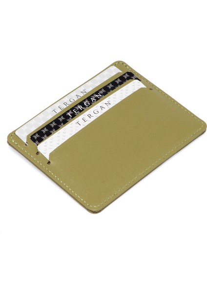 Yeşil Hakiki Deri Unisex Kredi Kartlık - S1KK00001050-J2G fiyatları